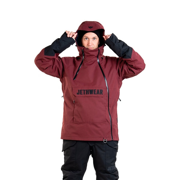 JETHWEAR FLIGHT ANORAK UNISEX JACKETS 2025 - Burgundy