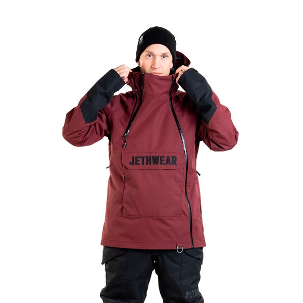 JETHWEAR FLIGHT ANORAK UNISEX JACKETS 2025 - Burgundy