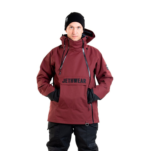 JETHWEAR FLIGHT ANORAK UNISEX JACKETS 2025 - Burgundy