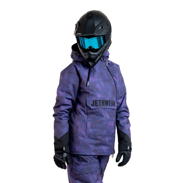 JETHWEAR FLIGHT ANORAK UNISEX JACKETS 2025 - Purple Tie Dye