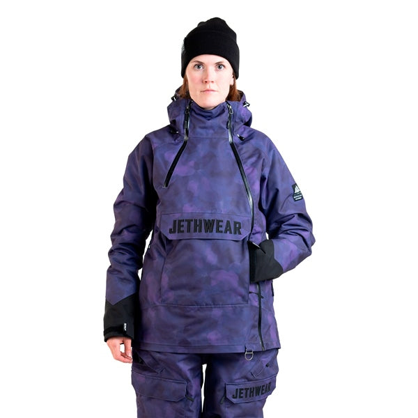 JETHWEAR FLIGHT ANORAK UNISEX JACKETS 2025 - Purple Tie Dye