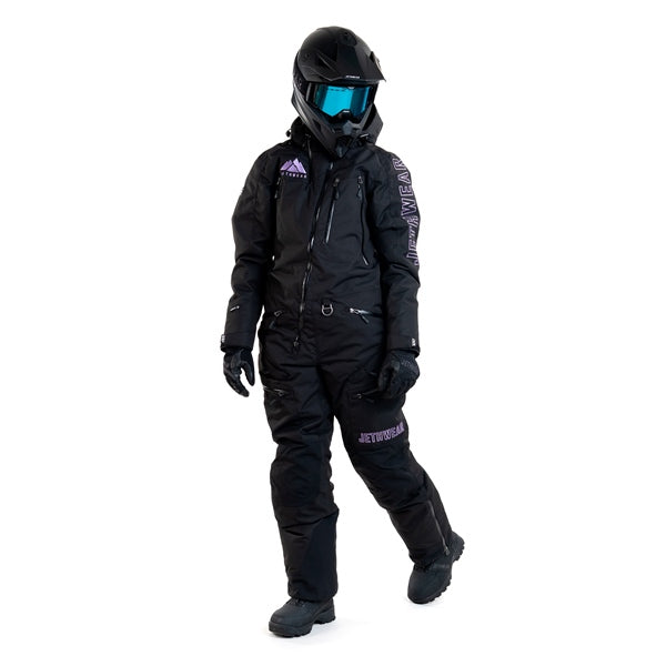 JETHWEAR THE ONE V2 WOMEN'S INSULATED SUITS 2025 - Black/Metallic Purple