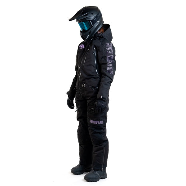 JETHWEAR THE ONE V2 WOMEN'S INSULATED SUITS 2025 - Black/Metallic Purple