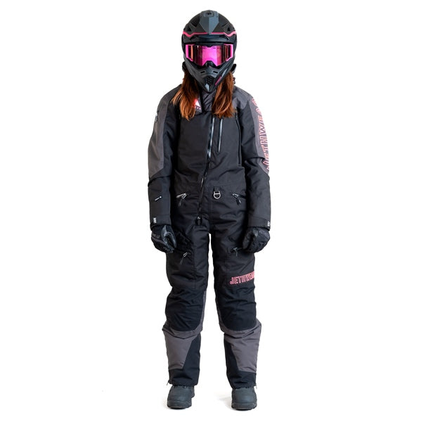 JETHWEAR THE ONE V2 WOMEN'S INSULATED SUITS 2025 - Black/Iron/Pink