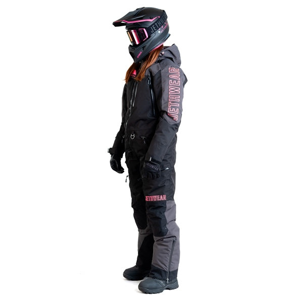 JETHWEAR THE ONE V2 WOMEN'S INSULATED SUITS 2025 - Black/Iron/Pink