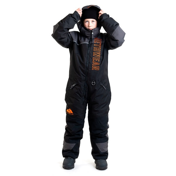 JETHWEAR ODIN & OLIVIA CHILD'S S.A.F.E. SUITS 2025 - Black/Iron/Orange