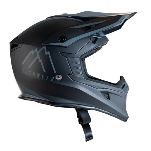 JETHWEAR FORCE OFF-ROAD HELMET 2025 - Black/Grey/White