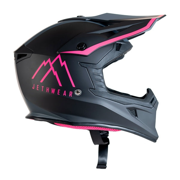 JETHWEAR FORCE OFF-ROAD HELMET 2025 - Black/Grey/Pink