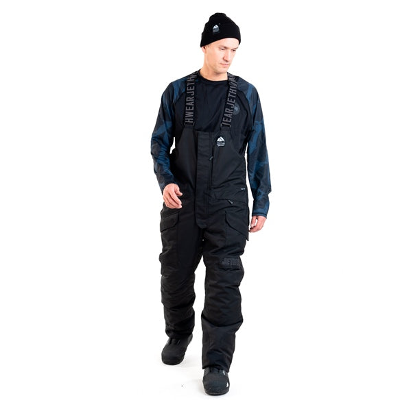 JETHWEAR TREELINE BIB MEN'S SHELL PANTS 2025 - Black
