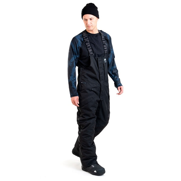 JETHWEAR TREELINE BIB MEN'S SHELL PANTS 2025 - Black