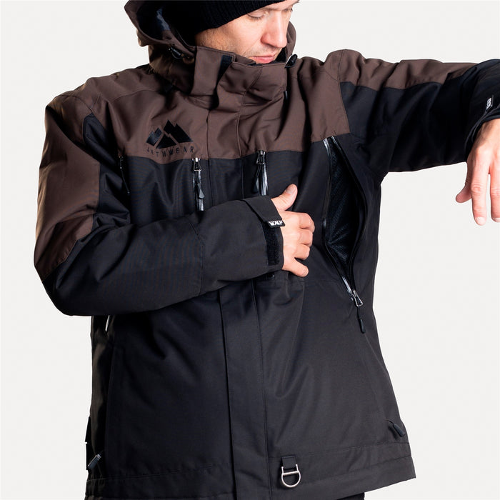 JETHWEAR Adapt 3-in-1 Unisex Jacket in Black/Earth