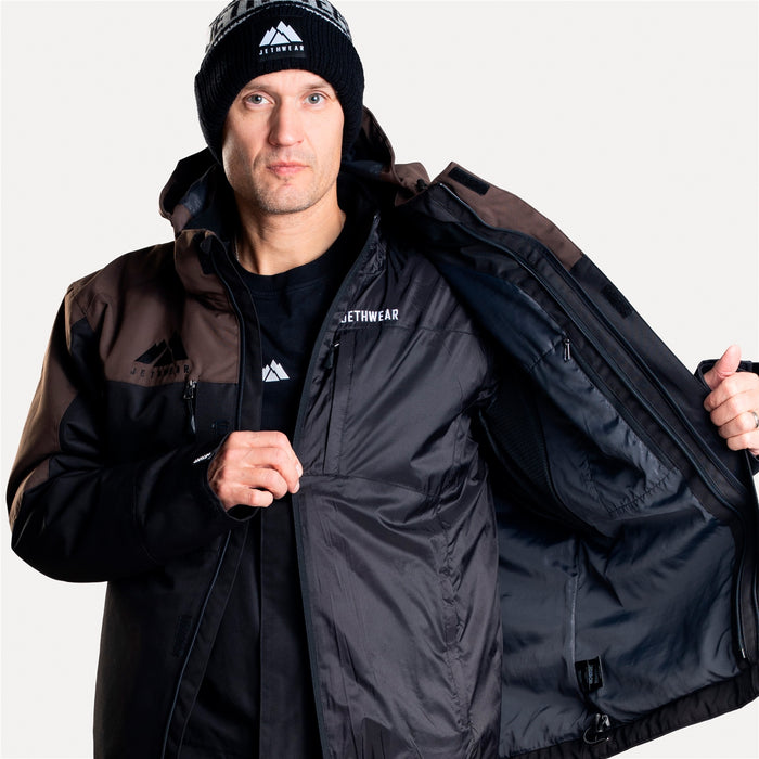 JETHWEAR Adapt 3-in-1 Unisex Jacket in Black/Earth