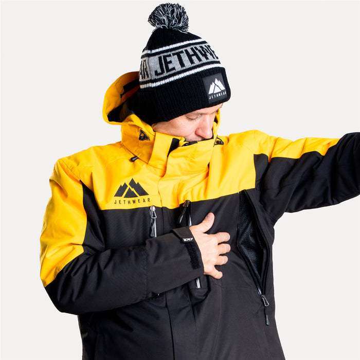 JETHWEAR Adapt 3-in-1 Unisex Jacket in Black/Spectral Yellow