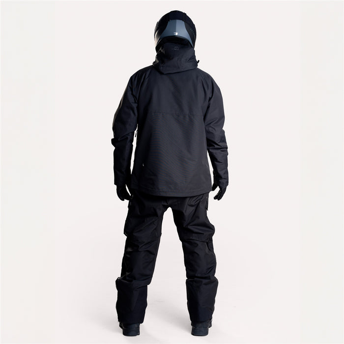 JETHWEAR Flight Anorak Unisex Jacket in Black/Iron