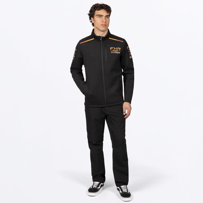 FXR RACE DIVISION TECH ZIP-UP in Black/Kash