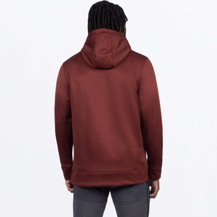 FXR  HYDROGEN TECH PULLOVER HOODIE 2025 in Oxblood/Asphalt
