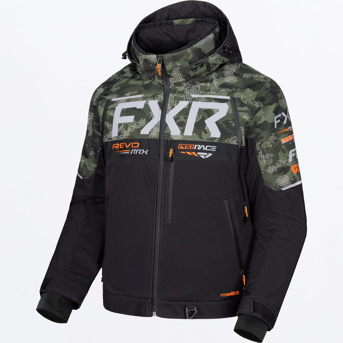 FXR REVO RRX 2-in-1 JACKETS in Black/Camo/Orange