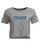 THOR CORP CROP TOP WOMEN'S SHIRT 2025 in Heather Gray