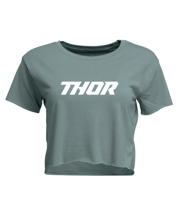 THOR CORP CROP TOP WOMEN'S SHIRT 2025 in Mineral