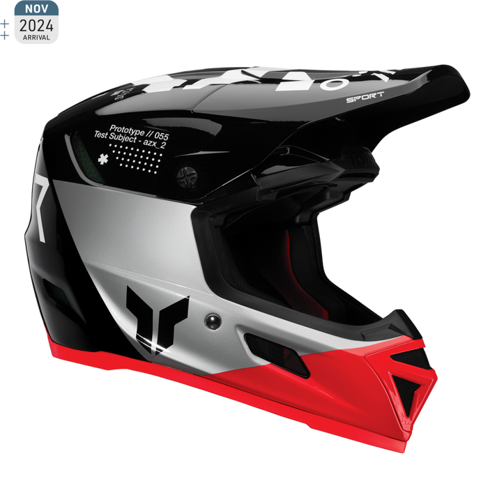 Thor Reflex Sport Strike Helmet in Black/Red