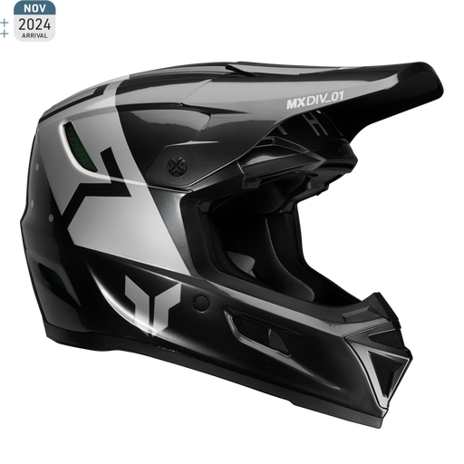 Thor Reflex Sport Rogue Helmet in Charcoal/Silver