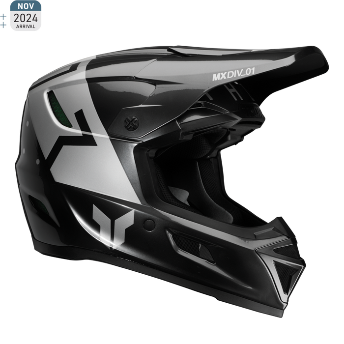 Thor Reflex Sport Rogue Helmet in Charcoal/Silver