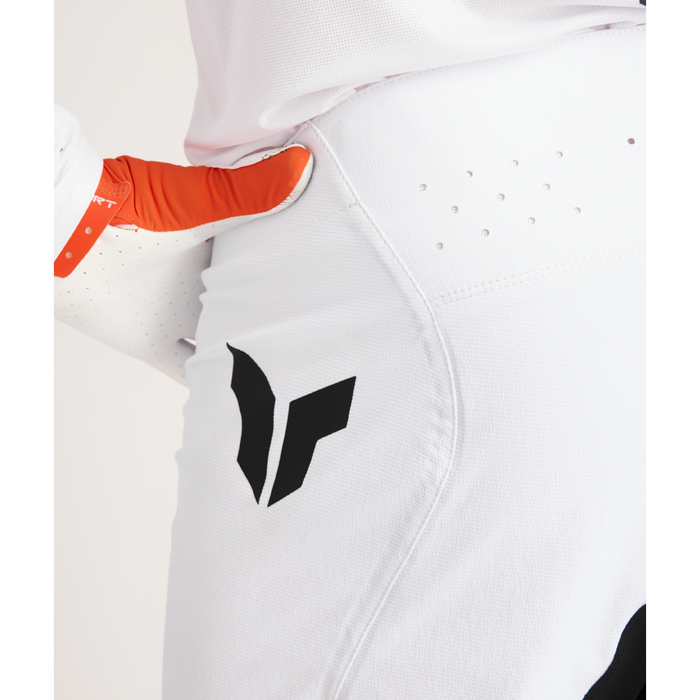 Thor Sportmode Rogue Pants in White/Orange