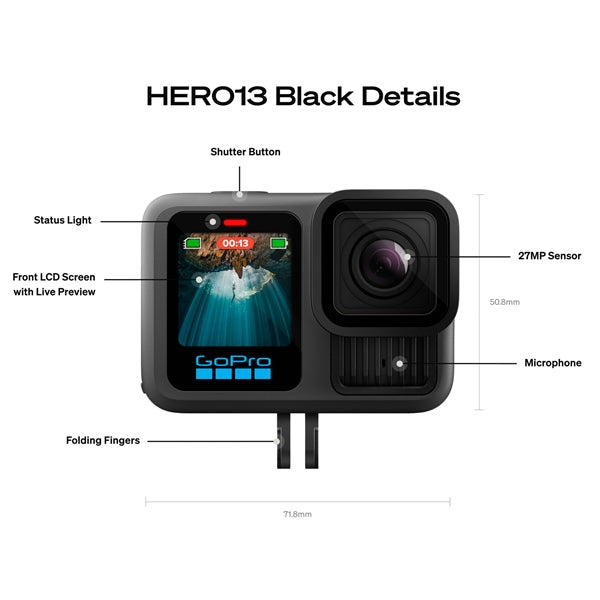 GOPRO HERO13 BLACK CAMERA 2025