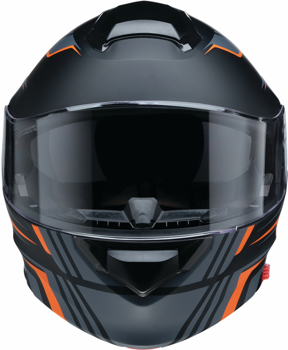 Z1R SOLARIS 2.0 MODULAR SLATER HELMET 2025 IN Black/Orange