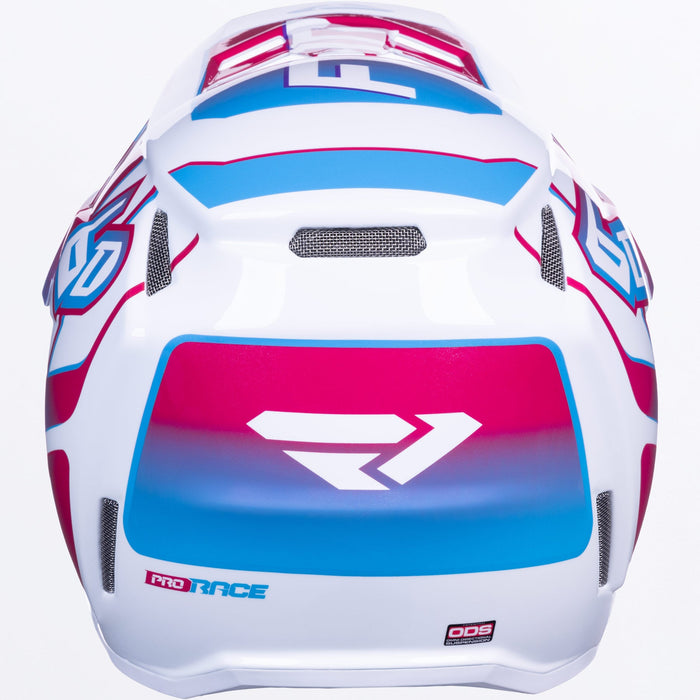 FXR 6D ATR-3 RACE DIV. HELMET 2025 - Blue Razz White