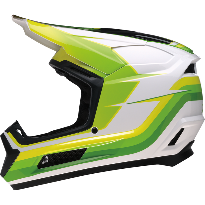 Z1R DIRT MAX VORTEX YOUTH HELMET 2026 in White/Green