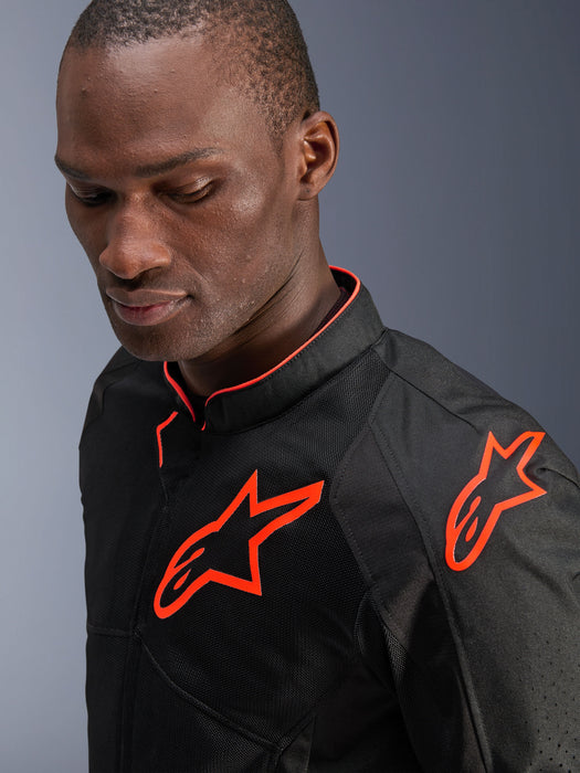 ALPINESTARS VIPER v4 AIR JACKETS 2026 in Black/Fluo Red
