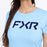 FXR WOMEN'S MITERED PREMIUM T-SHIRT in Sky Blue/Navy