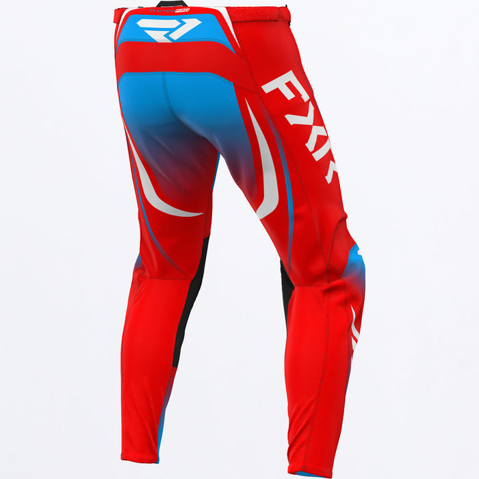 FXR CLUTCH PRO PANTS 2025 in Red/White/Cyan