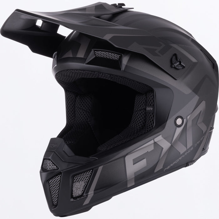 FXR YOUTH CLUTCH EVO HELMET 2025 - Black Ops