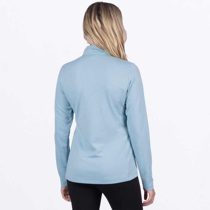 FXR PILOT UPF WOMEN'S 1/4 ZIP LONGSLEEVE 2025 in Bermuda
