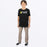 FXR YOUTH MITERED PREMIUM T-SHIRT in Black/HiVis