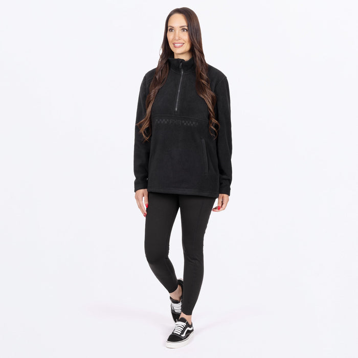 FXR WOMEN'S ASPEN 1/4 ZIP FLEECE in Black