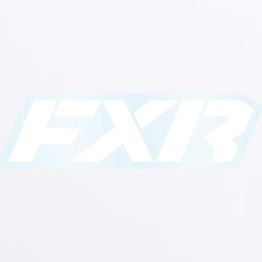 FXR Revo Sticker 10” in White/Clear