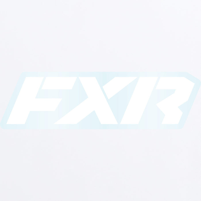FXR Revo Sticker 10” in White/Clear
