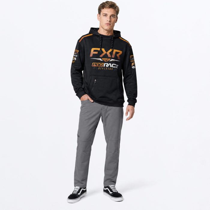 FXR RACE DIVISION TECH PULLOVER HOODIE in Black/Kash