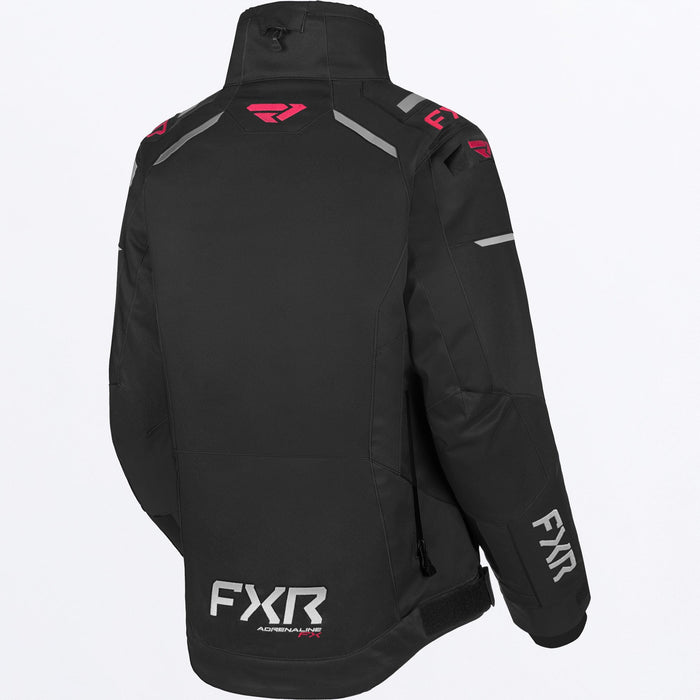 FXR Women's Adrenaline FX 2-In-1 Jacket in Black/Razz