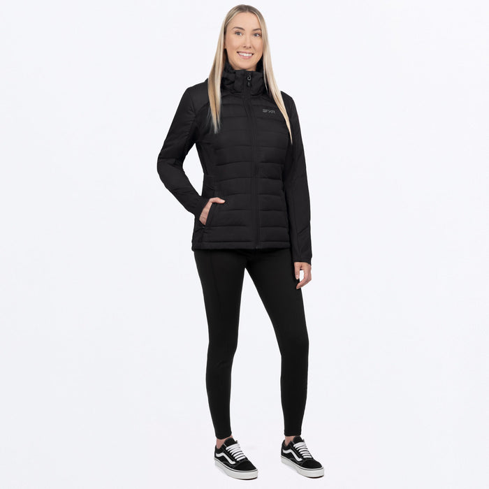FXR WOMEN'S PHOENIX WINDPROOF QUILTED JACKET in Black