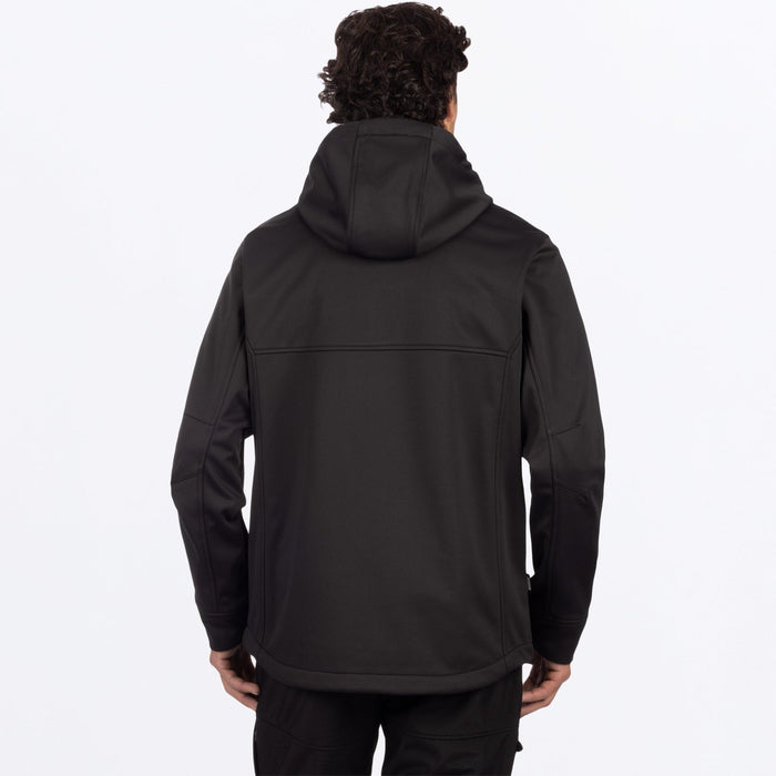 FXR HYDROGEN SOFTSHELL JACKET 2025 - Black/Asphalt