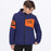 FXR YOUTH ASCEND REVERSIBLE JACKET in Deep Cobalt/Jaffa Orange
