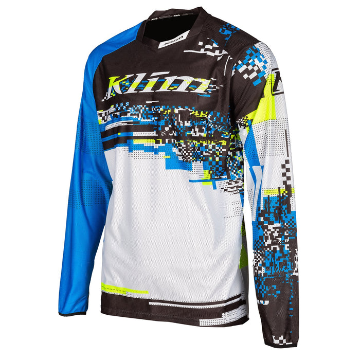 KLIM XC Lite Jerseys in Digital Chaos Blue 2022