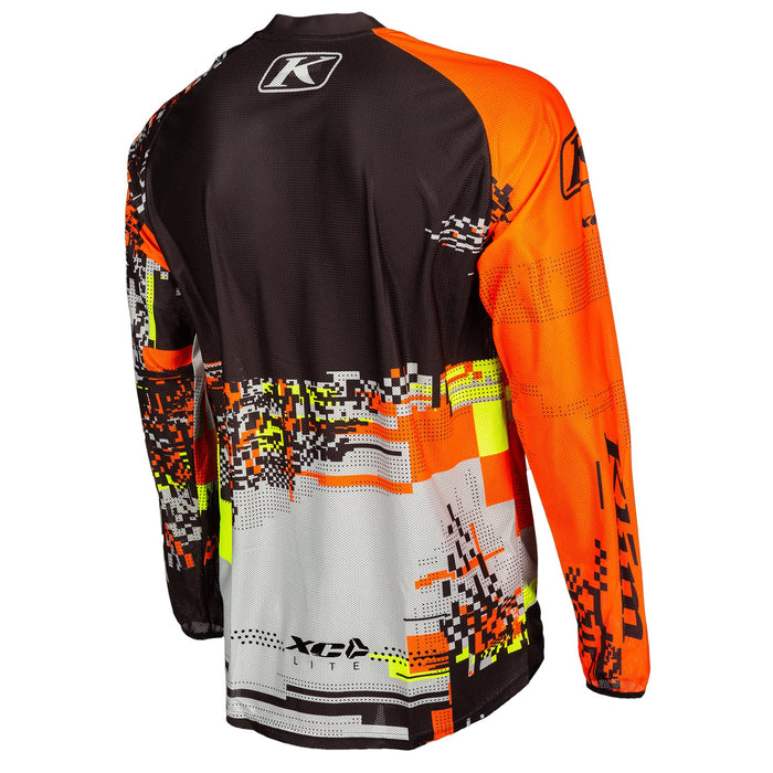 KLIM XC Lite Jerseys in Digital Chaos Orange 2022