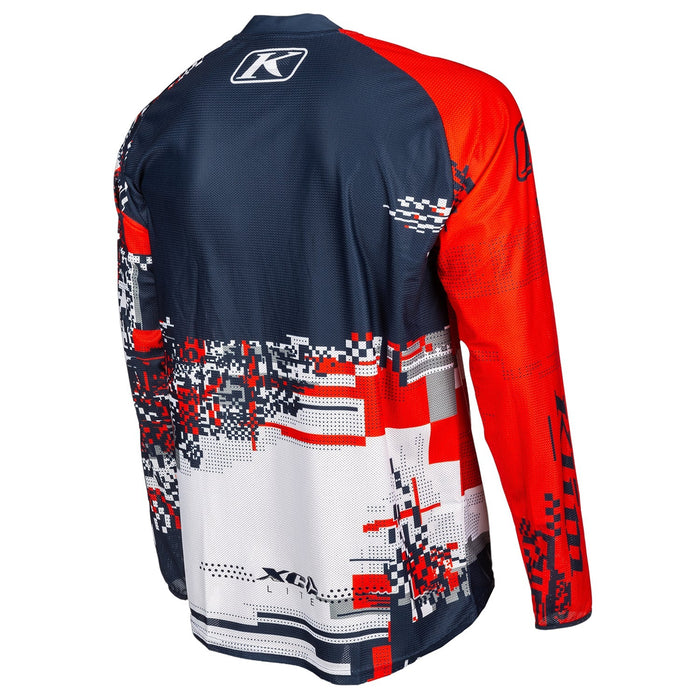 KLIM XC Lite Youth Jersey in Digital Chaos Red