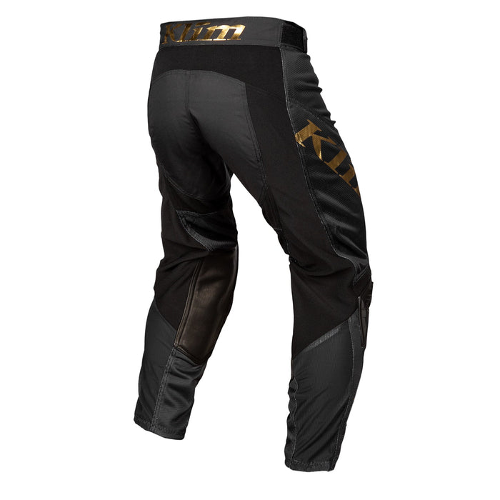 Klim XC Lite Pants in Black - Gold 2022