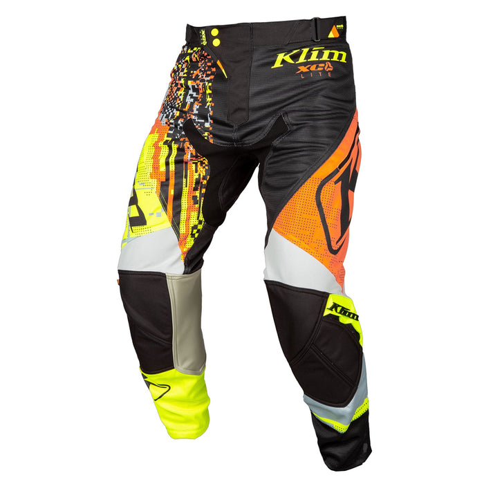 Klim XC Lite Pants in Digital Chaos Orange 2022